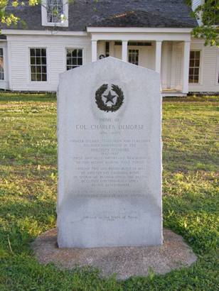 DeMorse Home Centennial marker, Clarksville Texas