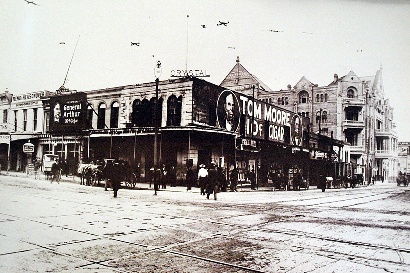 Austin TX - 1899 Ziller Building Tom Moore Cigar Store