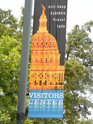 Austin Texas - Colorful Dome Banner 
