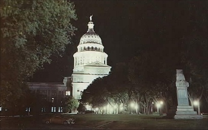 Austin TX - Capitol At Night