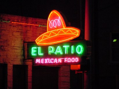 Austin TX Neon - El Patio Mexican Food