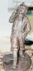 Austin's Newsboy statue by Bridgette Mongeon 
