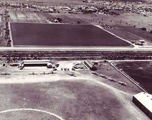 San Benito Airport circa 1952