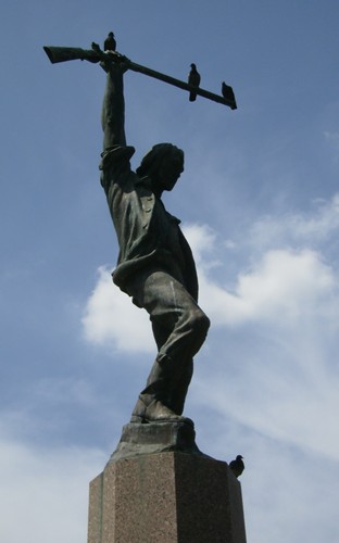 Statue of Milam in Milam Park, San Antonio, TX