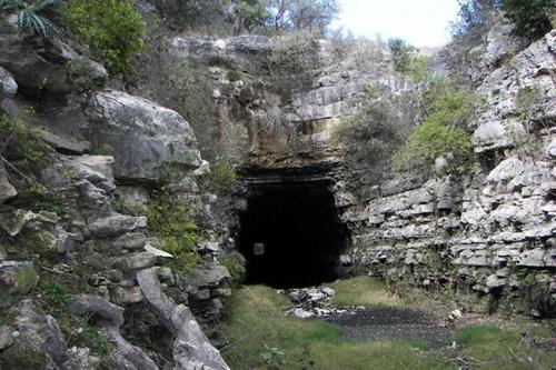 Fredericksburg and Northern Railway Tunnel ,Texas today