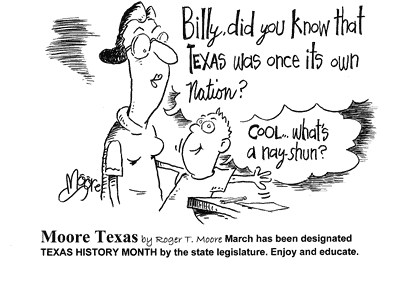 March designated Texas History Month