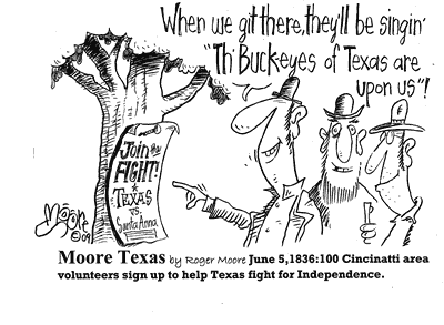 June 5, 1836 Texas history cartoon