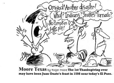 1598, Juan Onate'feast, First Thanksgiving Ever
