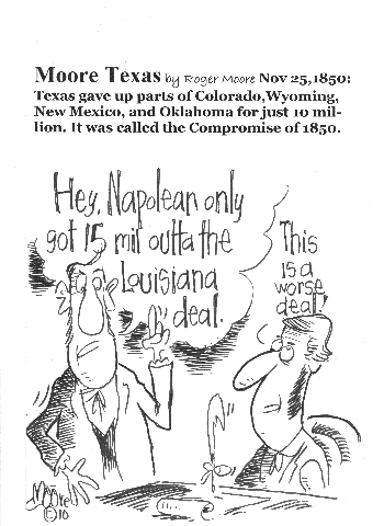 Compromise of 1850 - Texas History Cartoon