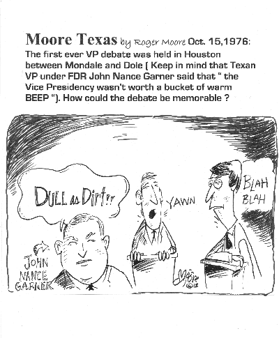 Texas history cartoon - Octoer 1, 1837