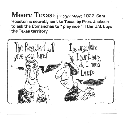 1832; Texas history cartoon