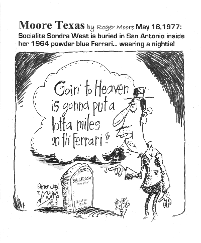 May 18, 1977 ; Texas history cartoon