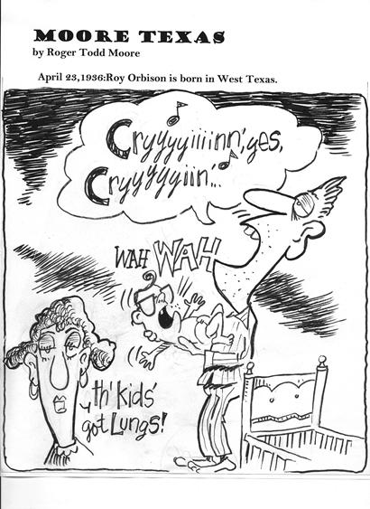 April 23,1936; Texas history cartoon