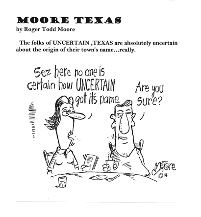 Uncertain; Texas history cartoon