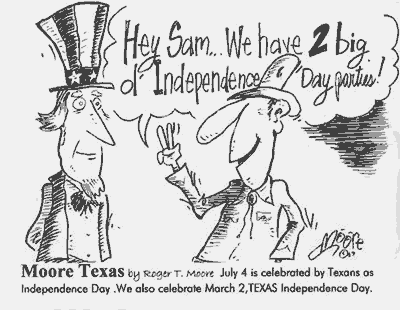 Two Independence Days in Texas