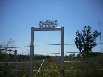 Alanreed TX Eldridge Cemetery Gate