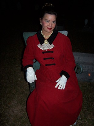 Cemetery Tour - Tracey Wegenhoft as Caroline Delany, Columbus TX