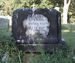 Tombstone in Columbus City Cemetery, Columbus, Texas
