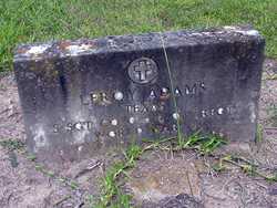 Leroy Adams, WWII veteran tombstone, Corinth Baptist Church Cemetery, Schulenburg, Texas