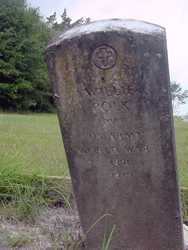 Willie Polk tombstone, Corinth Baptist Church Cemetery, Schulenburg, Texas
