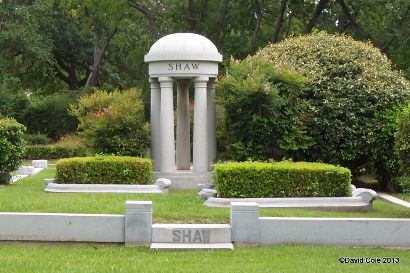 Dallas TX - Emanuel Cemetery Shaw family plot