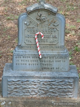 Dallas TX - Greenwood Cemetery  - 1883 tombstone