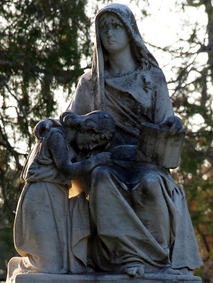 TX - Waxahachie City Cemetery Statue