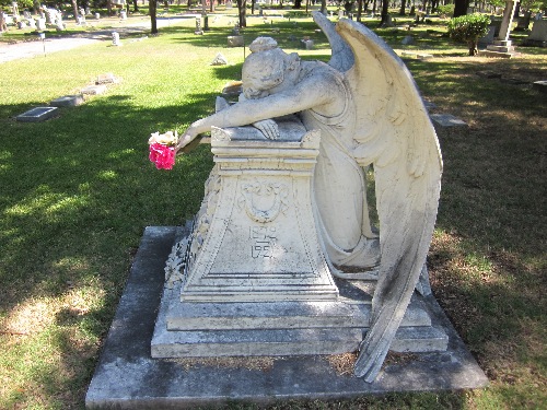 Grief, Weeping Angel - Dallas, Texas, Grove Hill Cemetery