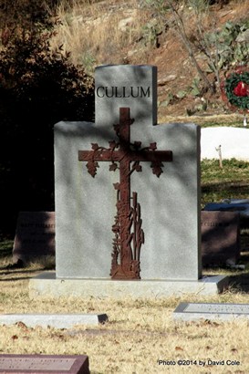 Wichita Falls TX - Riverside Cemetery Cullum tombstone