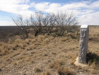 Concho County TX Pictograph Centennial Marker 