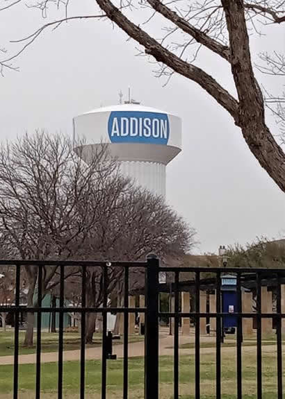 Addison, TX - water tower