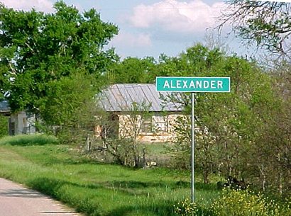 Alexander Texas city limit