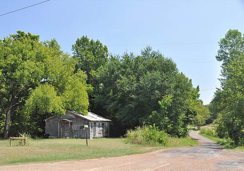 Arthur City TX - Country road