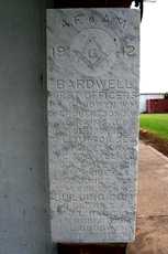  Bardwell  Texas - 1912 Bardwell Masonic Lodge cornerstone