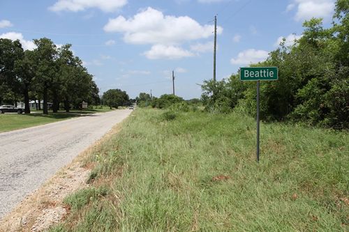 Beattie TX - Road Sign 