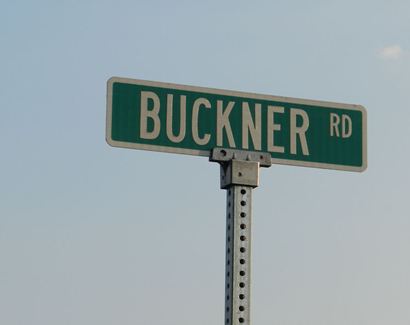 Buckner Tx Street Sign