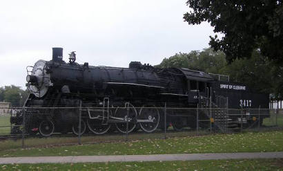 Cleburne Tx - Train Engine "Spirit of Cleburne"