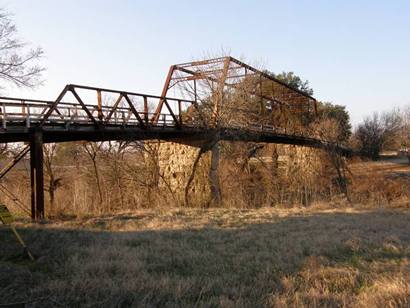 Bosque County Tx  - 1884 Clifton Whipple Truss Bridge