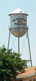 water tower, Crawford, Texas