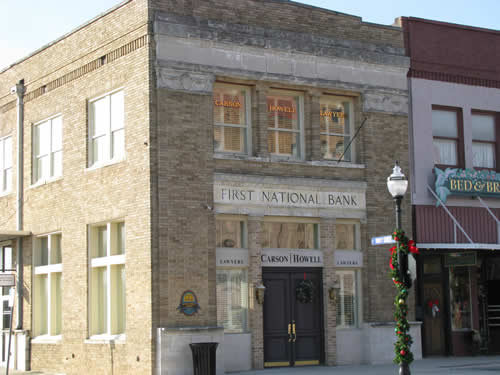 Decatur TX - First National Bank Building