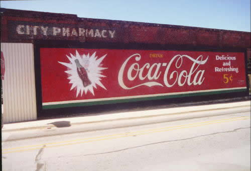 Decatur TX - Coca-Cola wall sign