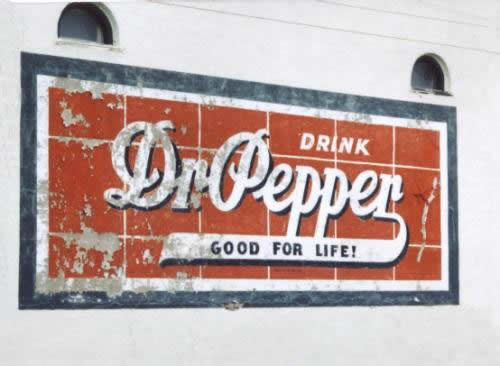 Decatur TX - Dr Pepper ghost sign
