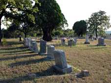 Dicey Texas cemetery tombstones
