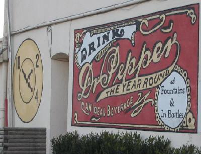  Dubin, Texas - Dr. Pepper Museum, painted sign