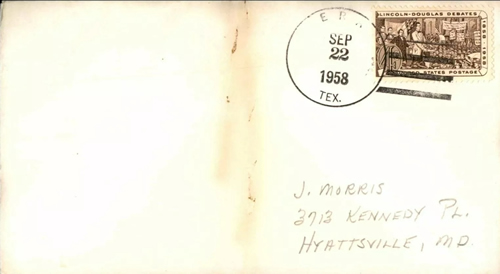 Era TX - Cover with cancelled 1958 postmark