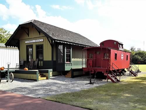 Farmers Branch TX - Farmers Branch Historical Park, 1877 Depot