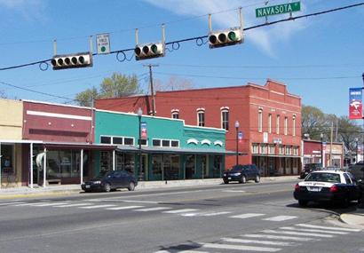 Groesbeck TX  Ellis Street and Navasota Street
