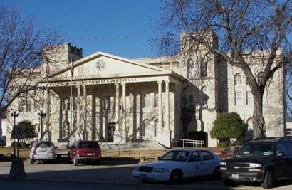 Hamilton County courthouse,  Hamilton Texas