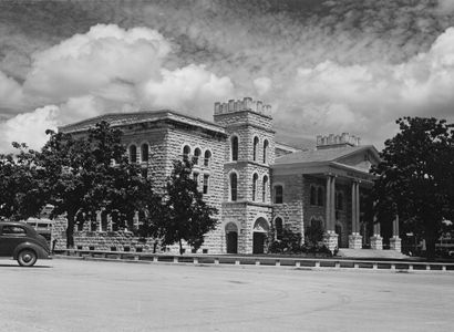 Hamilton County courthouse,  Hamilton Texas old photo