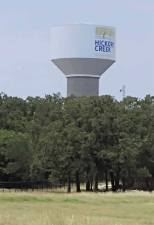 Hickory Creek TX - Water Tower